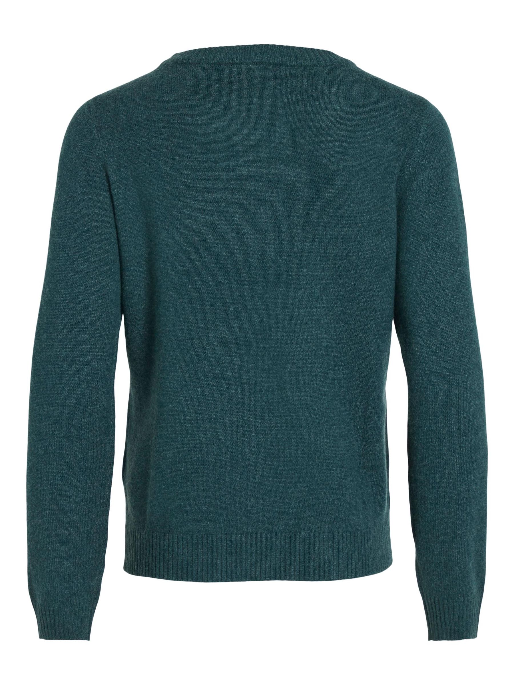VILA_Noos2023_4354609_14054177_2.jpg Dünner Rundhals Strickpullover VIRIL