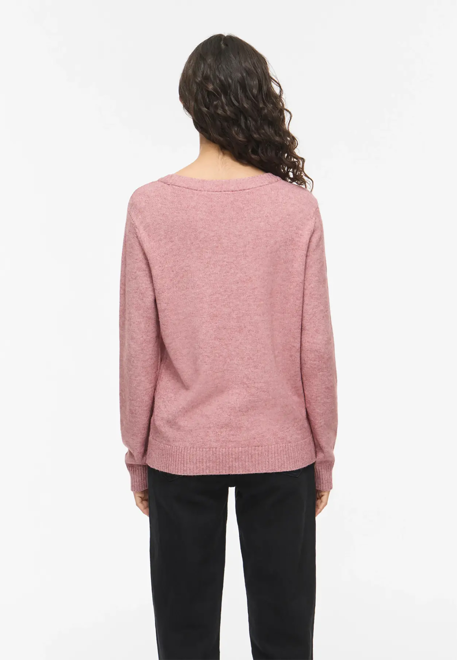 Dünner Rundhals Strickpullover VIRIL Dünner Rundhals Strickpullover VIRIL