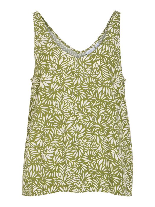 Vila Blumen Top VILISE – Grün, Bild 6