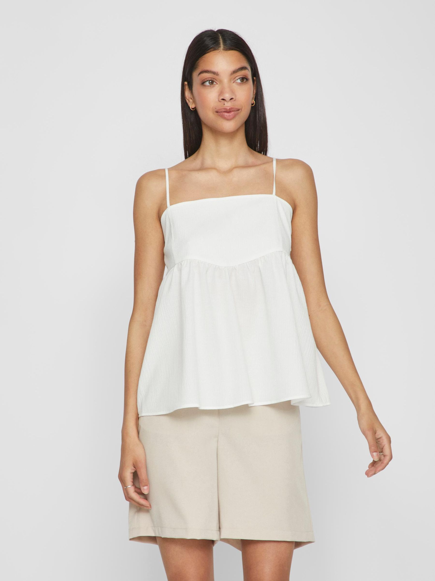 VILA_SpringSummer2023_4361254_14091704_3.jpg Babydoll Trägertop mit Strukturgewebe VIKADIA