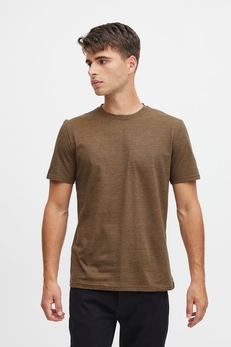 CASUAL FRIDAY Rundhals T-Shirt CFThor, Farbe: Braun