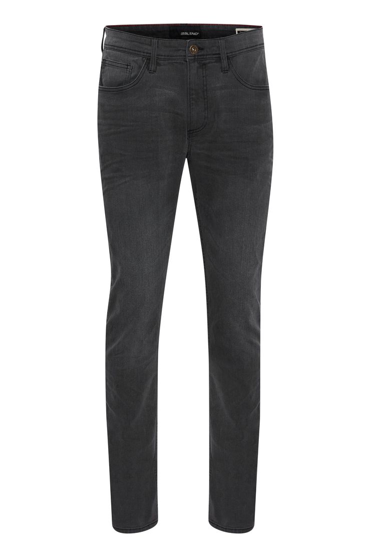 Blend BLEND Slim Fit Jeans Basic Denim Pants Hose Tapered Trousers – Dunkelgrau, Bild 1
