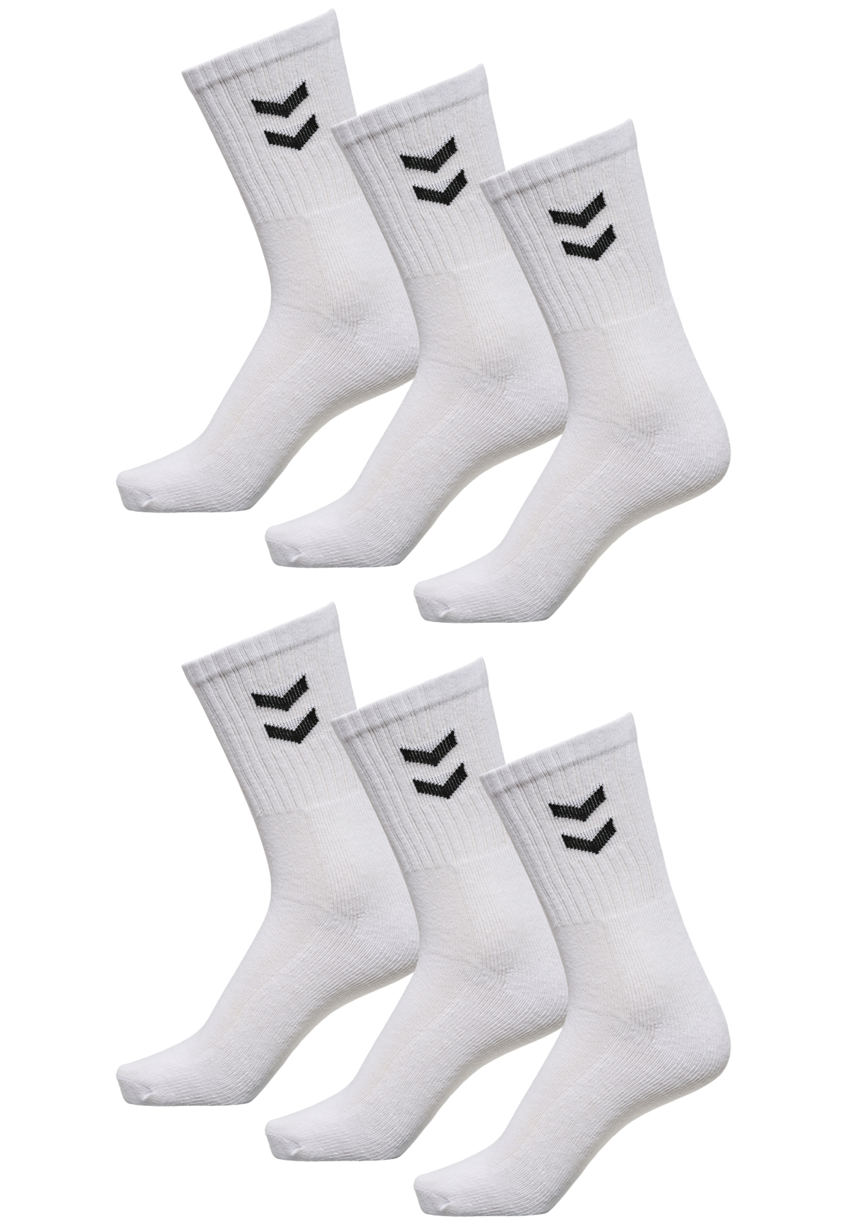 Hummel hummel Socken 6-er Set Sport Freizeit Basic – Weiß, Bild 1