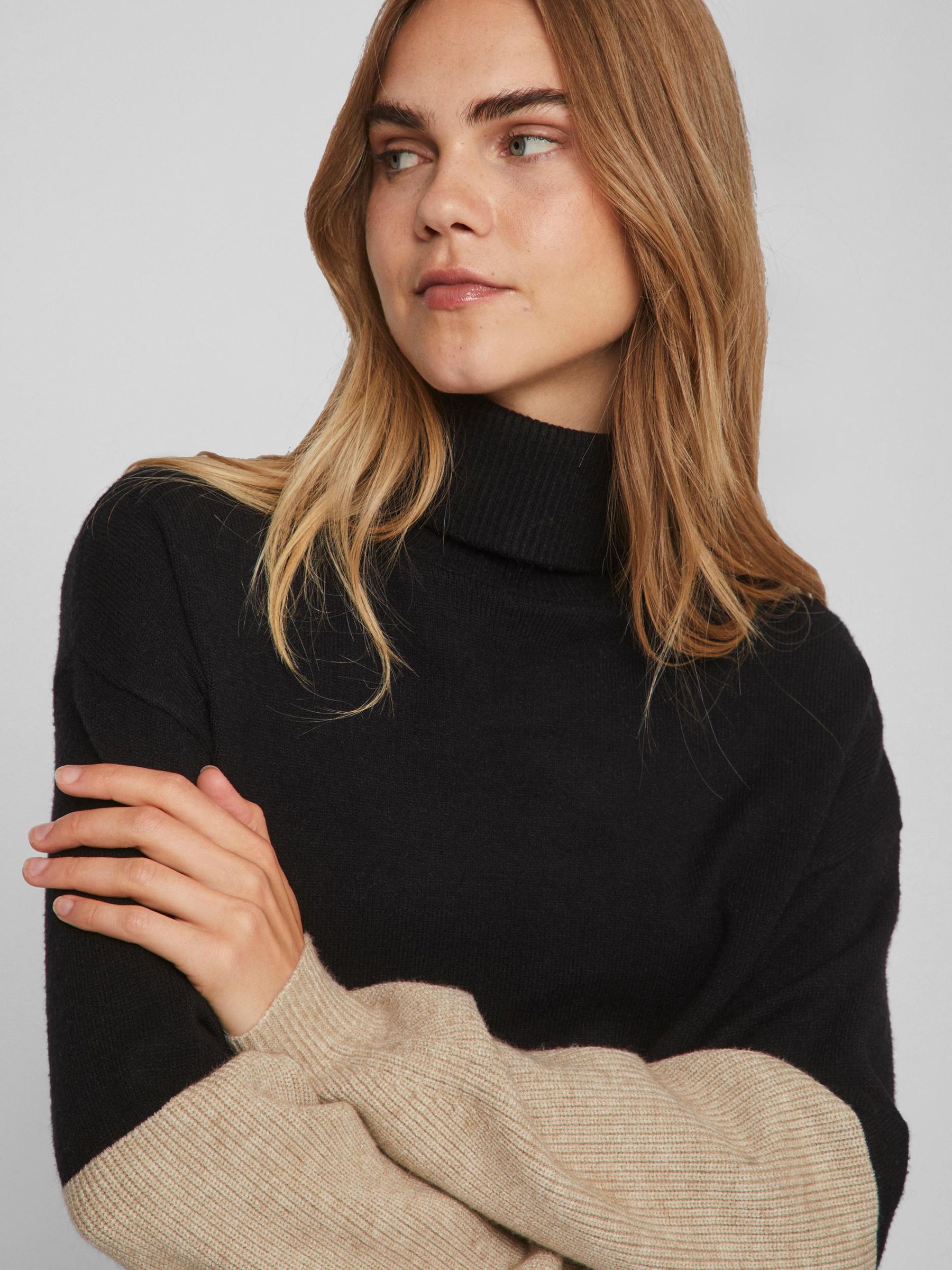 VILA_Noos2023_4245201_14084235_7.jpg Rollkragen Strickpullover VIRIL
