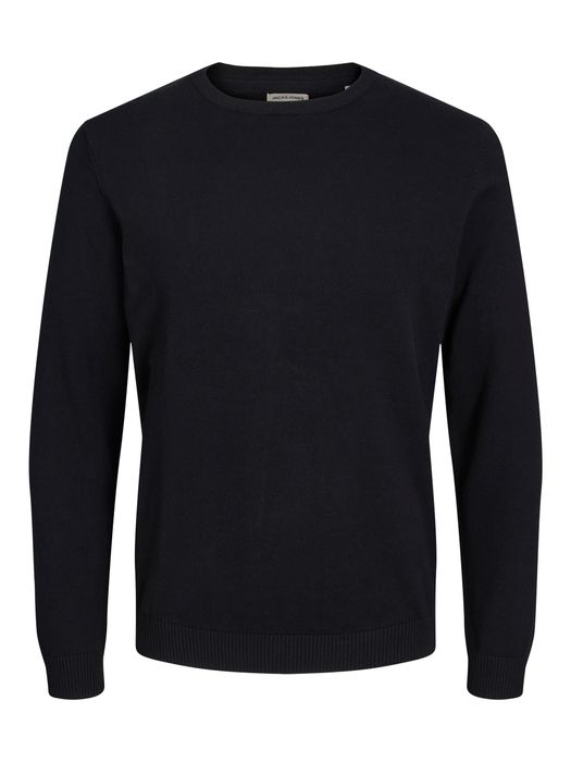 Jack & Jones JACK & JONES Strickpullover JJEBASIC – Schwarz, Bild 8