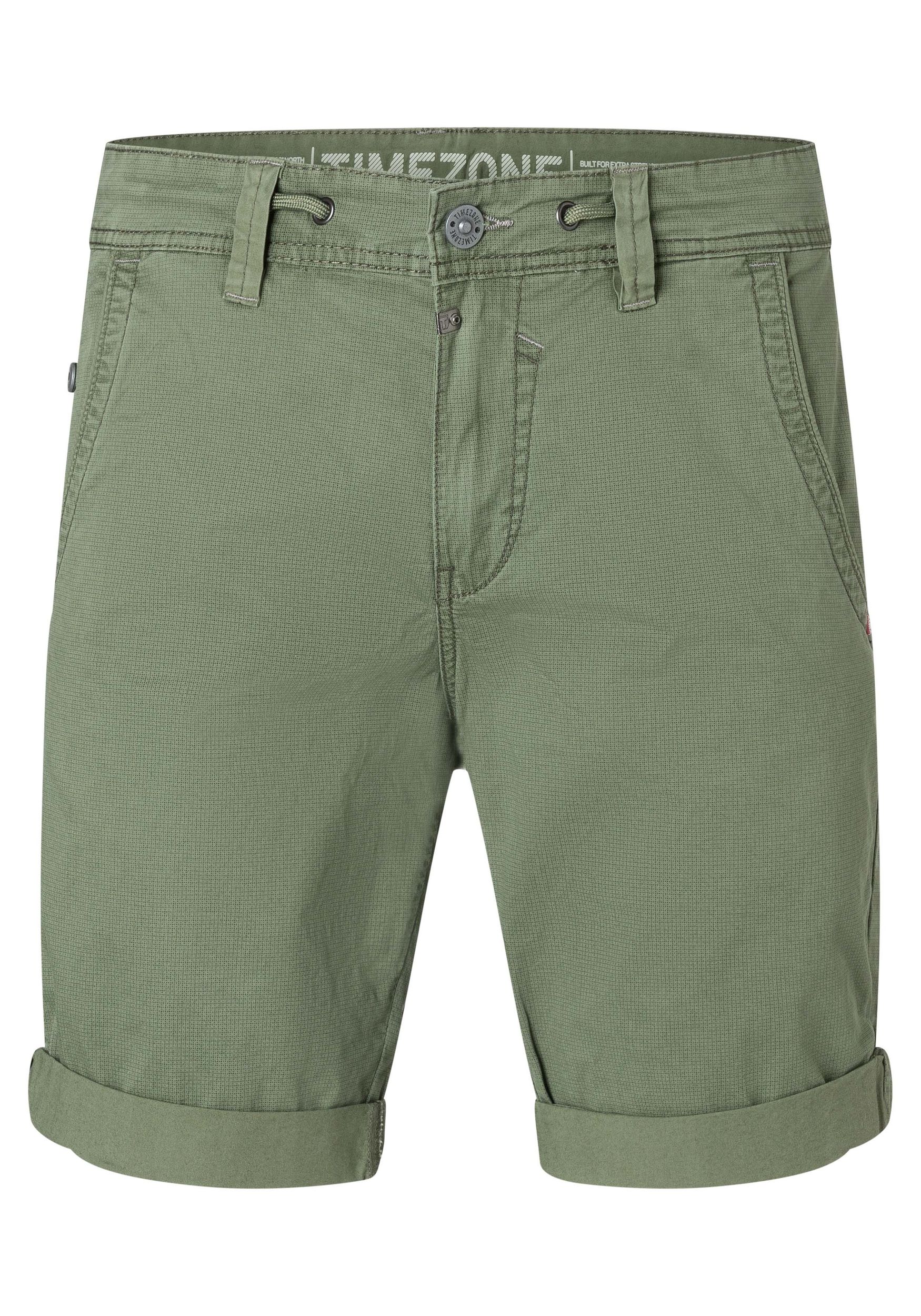 Timezone Timezone Chino Shorts mit Kordelzug LucaTZ – Grün, Bild 1