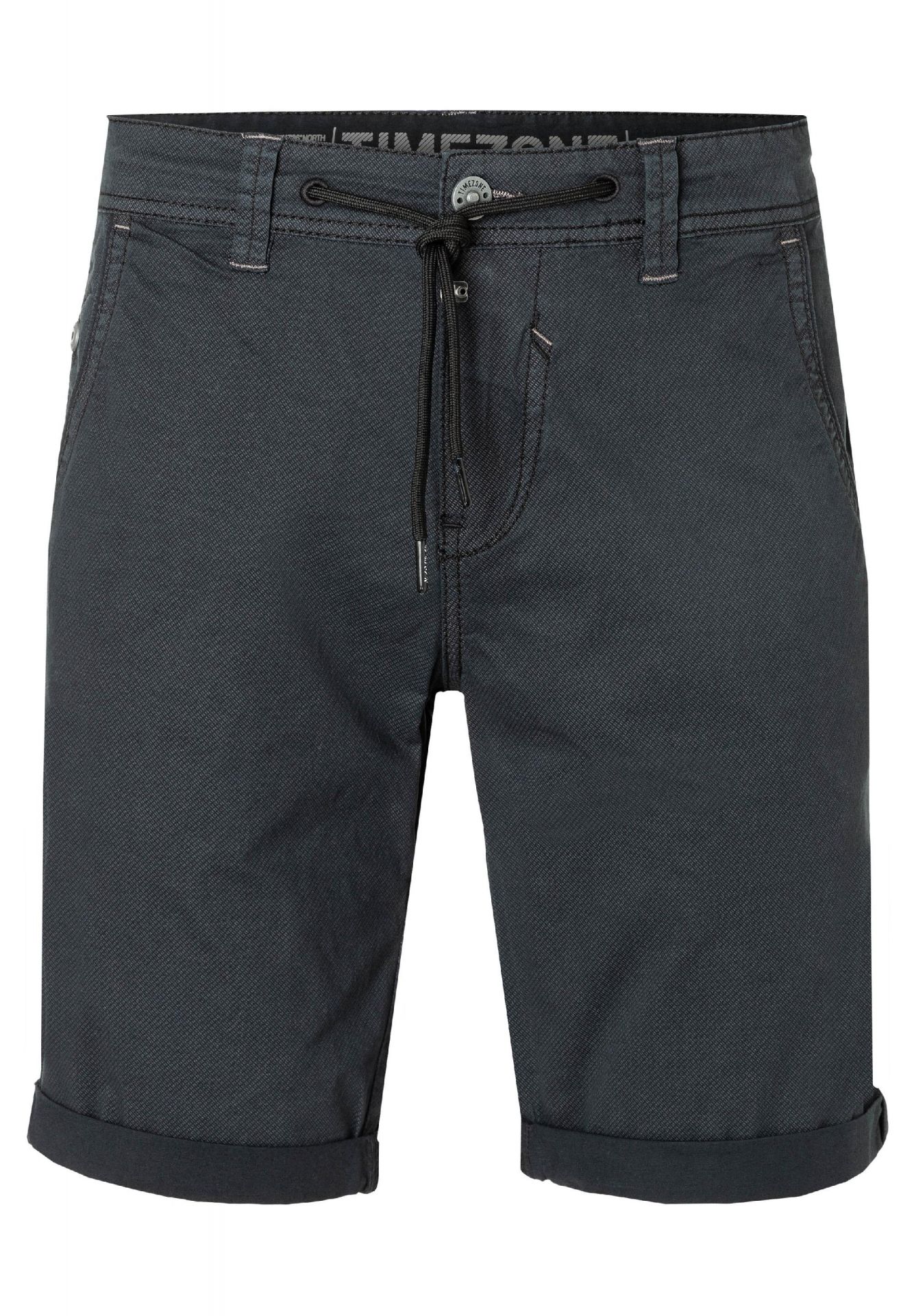 Timezone Timezone Chino Shorts mit Kordelzug LucaTZ – Schwarz, Bild 1