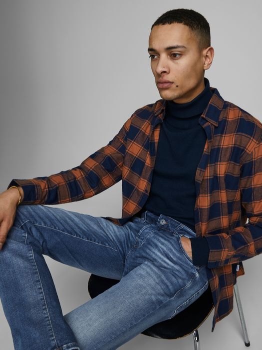 Jack & Jones JACK & JONES Slim Fit Jeans JJIGLENN JJICON – Blau, Bild 5