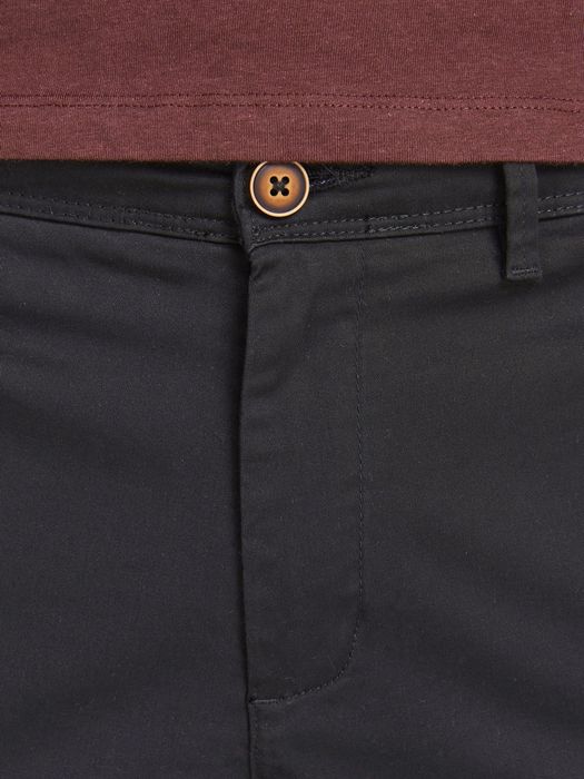 Jack & Jones JACK & JONES Slim Fit Chinohose JPSTMARCO JJBOWIE – Schwarz, Bild 6