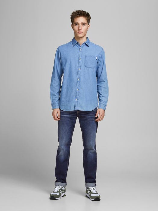 Jack & Jones JACK & JONES Regular Fit Jeans JJICLARK JJORIGINAL – Blau, Bild 3