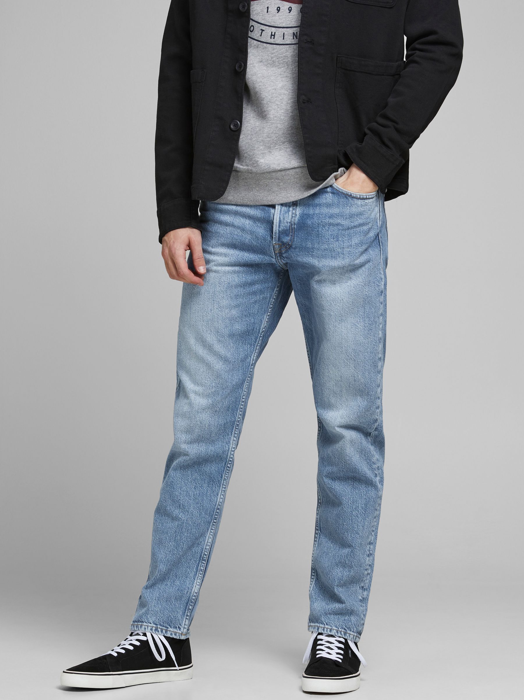 Jack & Jones JACK & JONES Relaxed Fit Jeans JJICHRIS JJORIGINAL – Blau, Bild 2