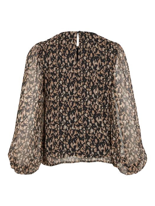Vila VILA Bluse VIFALIA – Dunkelbraun, Bild 7