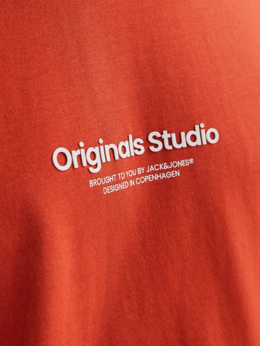 Jack & Jones JACK & JONES 2-er Set T-Shirt Logo Print JORVESTERBRO – Rot, Bild 3