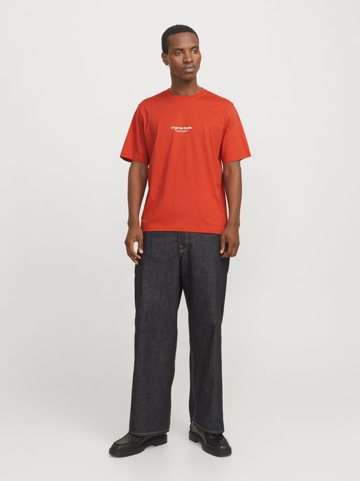 Jack & Jones JACK & JONES 2-er Set T-Shirt Logo Print JORVESTERBRO – Rot, Bild 5