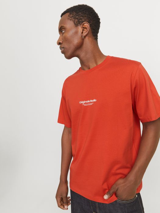Jack & Jones JACK & JONES 2-er Set T-Shirt Logo Print JORVESTERBRO – Rot, Bild 6