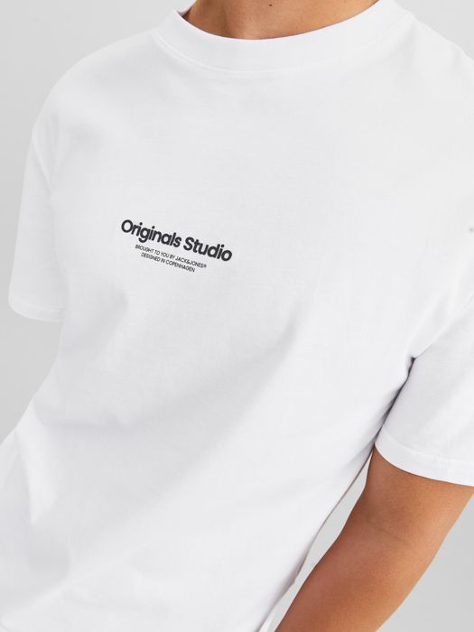 Jack & Jones JACK & JONES 2-er Set T-Shirt Logo Print JORVESTERBRO – Weiß, Bild 5