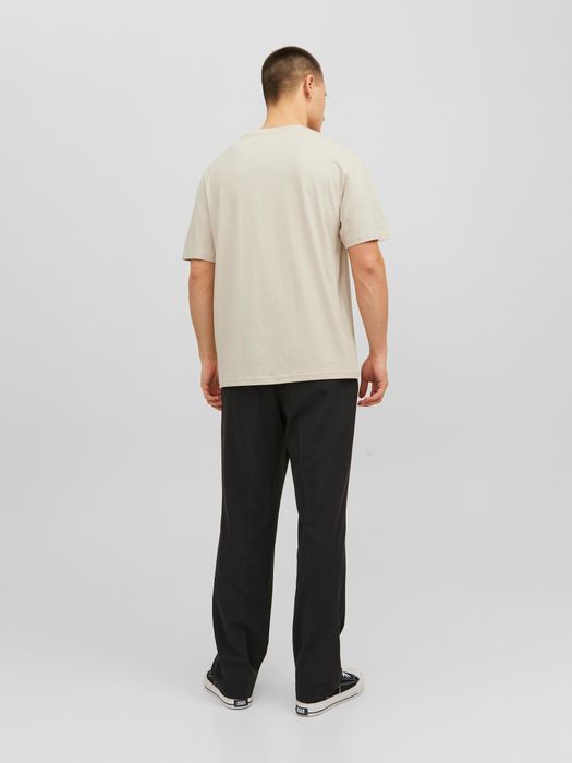 Jack & Jones JACK & JONES 2-er Set T-Shirt Logo Print JORVESTERBRO – Schwarz-Beige, Bild 6