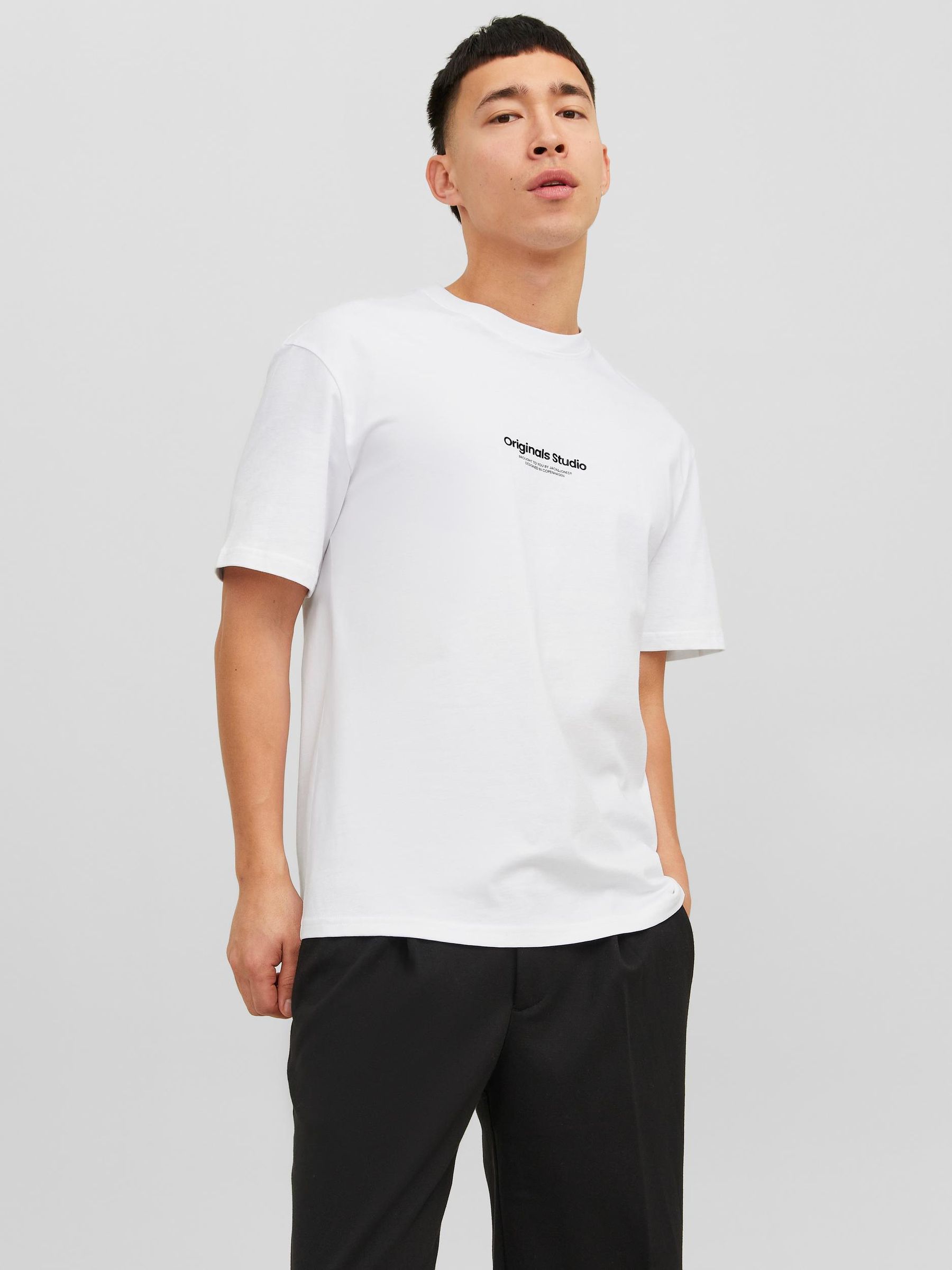 Jack & Jones JACK & JONES 2-er Set T-Shirt Logo Print JORVESTERBRO – Weiß, Bild 2