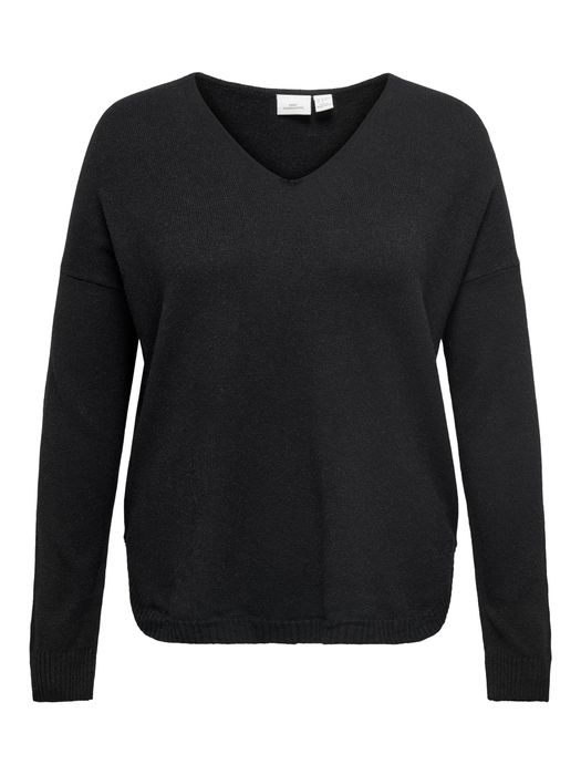 ONLY CARMAKOMA Strickpullover CARMARGARETA, Farbe: Schwarz-2
