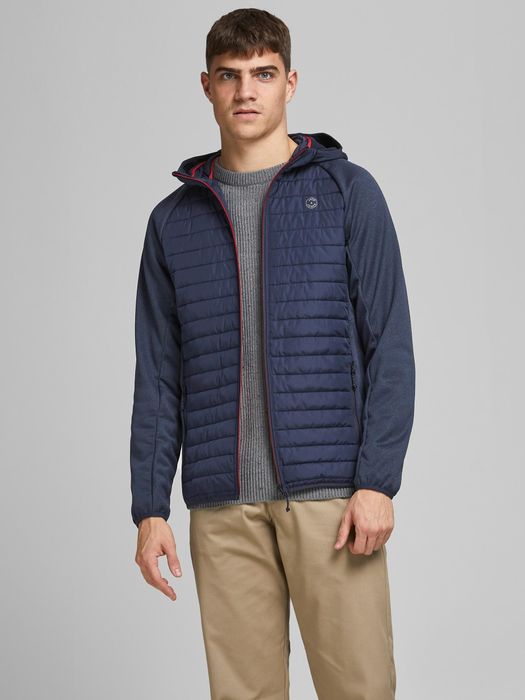JACK & JONES Softshell Steppjacke JJEMULTI, Farbe: Navy