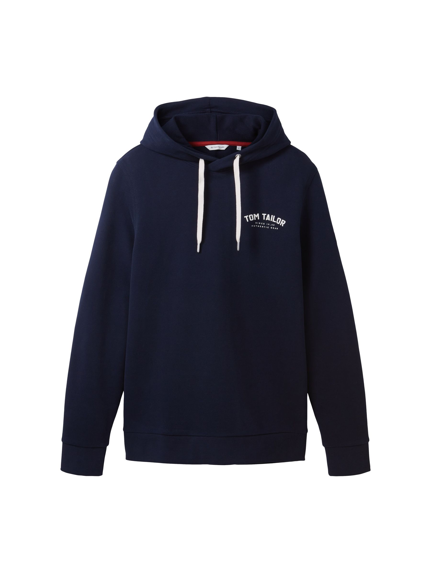 Tom-Tailor_307_10668_1037751.jpg Hoodie aus Baumwolle mit Label Print