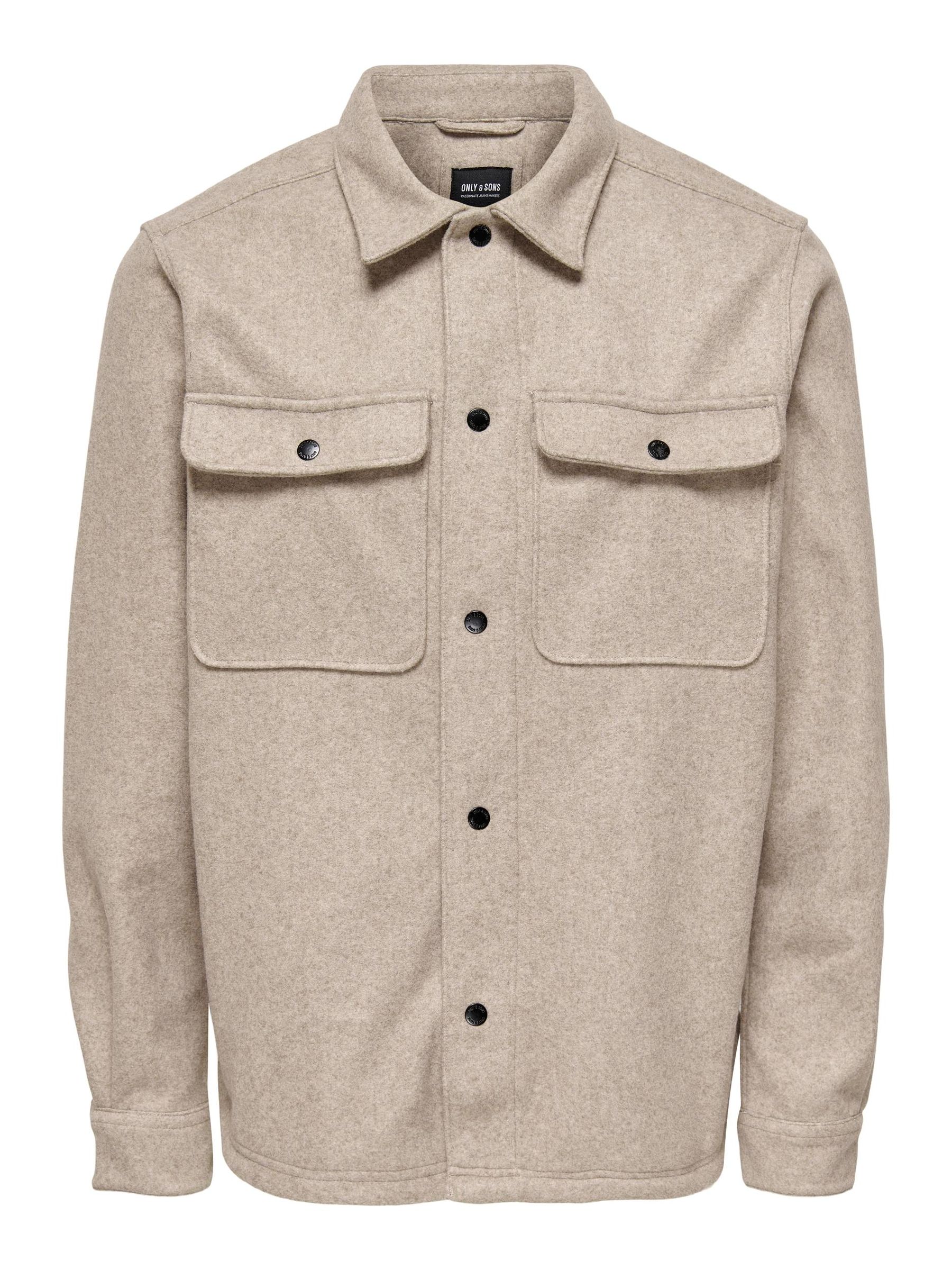 ONLY&SONS_FallWinter2023_3962795_22023564_copy.jpg Lockere Freizeithemd Bluse mit Brust Taschen