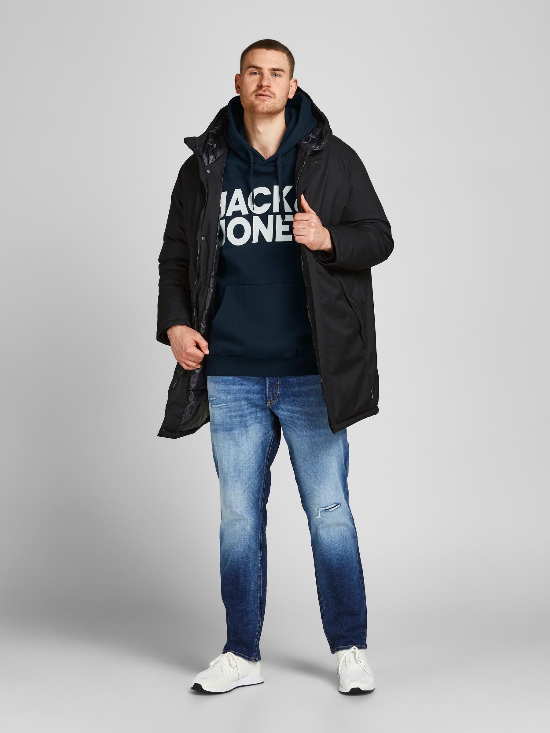 JACK&JONES_Noos2023_3663034_12163777_4.jpg Plus Size Hoodie Kapuzen Pullover JJECORP