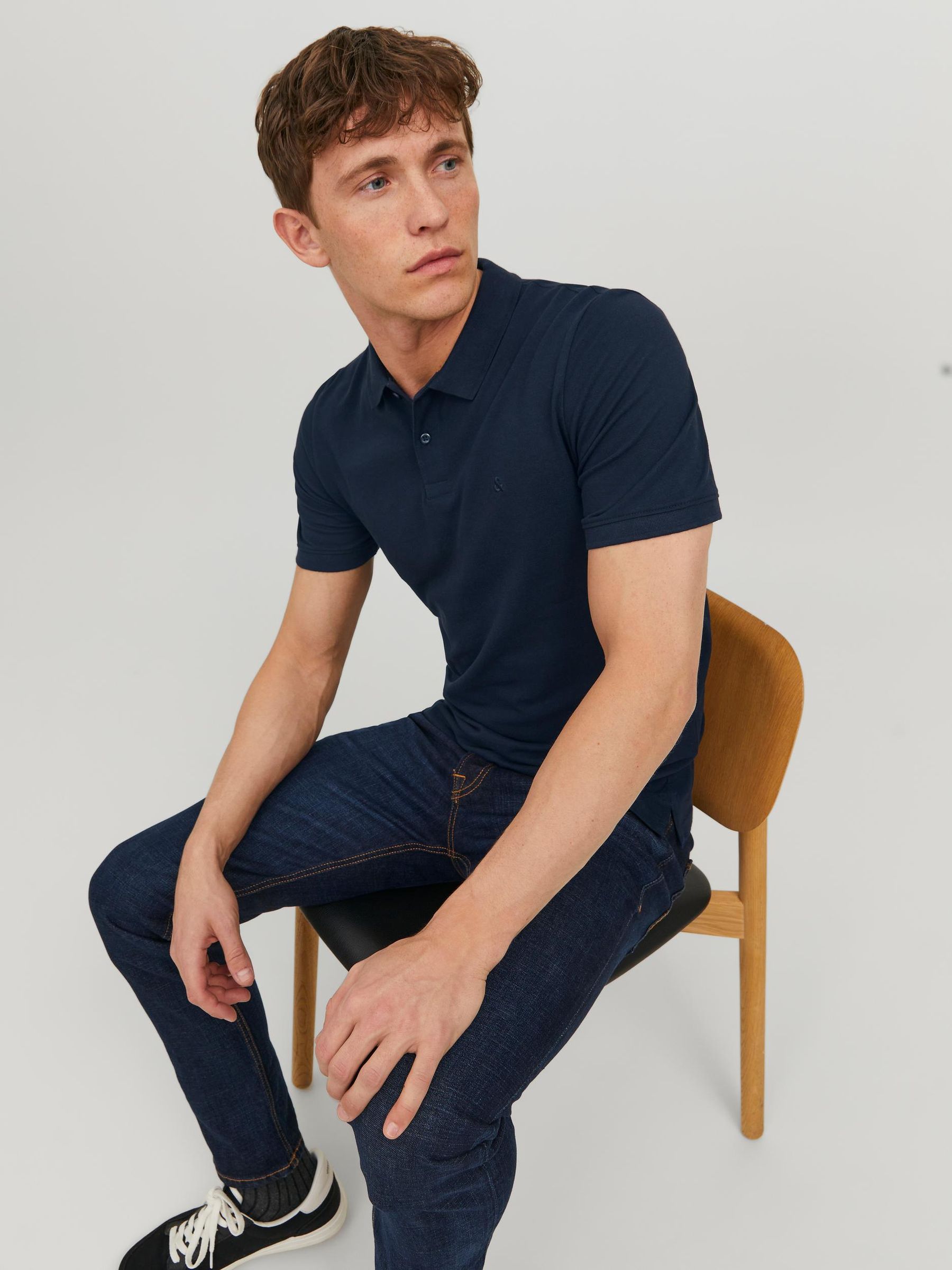 JACK&JONES_Noos2023_2766668_12136516_8.jpg Poloshirt mit Logo Basic Pique Hemd
