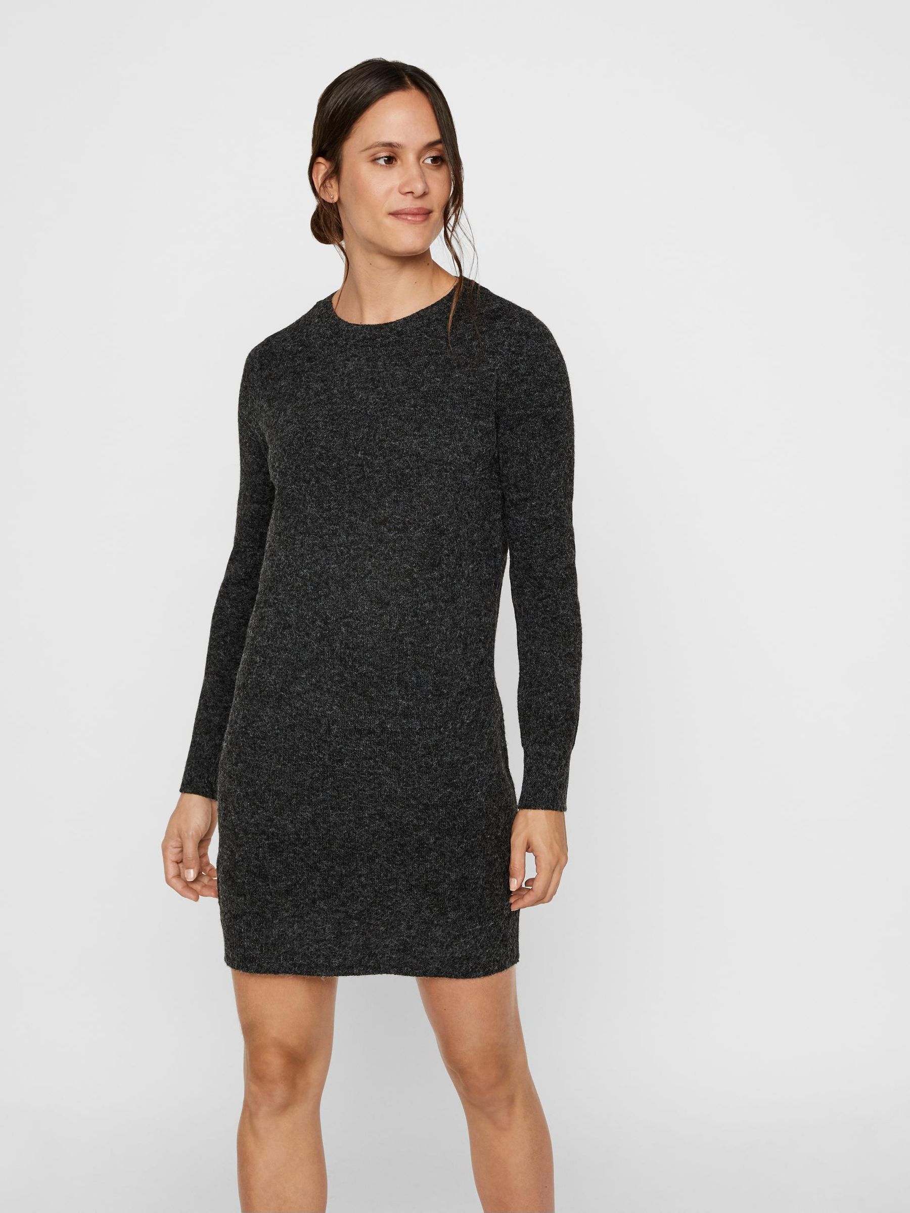 VERO-MODA_FallWinter0_3151558_10215523_4.jpg Mini Strickkleid Meliert Basic VMDOFFY