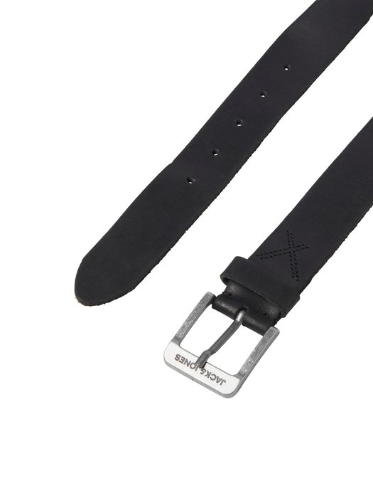 Jack & Jones JACK & JONES Echtleder Gürtel JACROCK – Schwarz, Bild 3