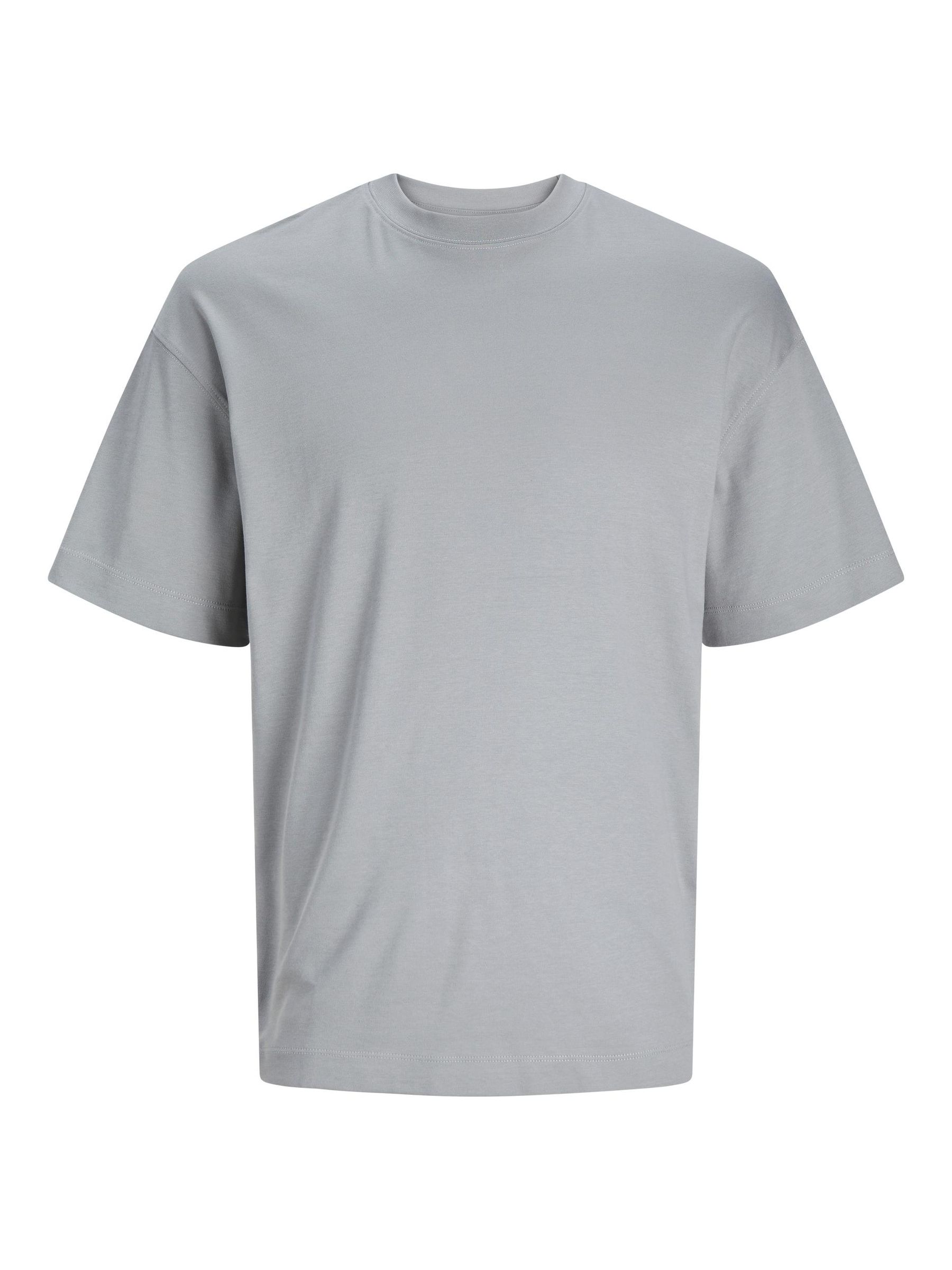 JACK&JONES_All-year_4463847_12254412.jpg Einfarbiges T-Shirt Kurzarm Dropped Shoulder