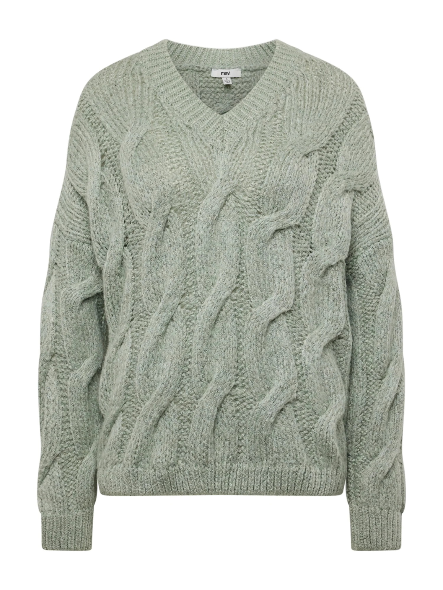Mavi Strickpullover V NECK SWEATER – Grün, Bild 1