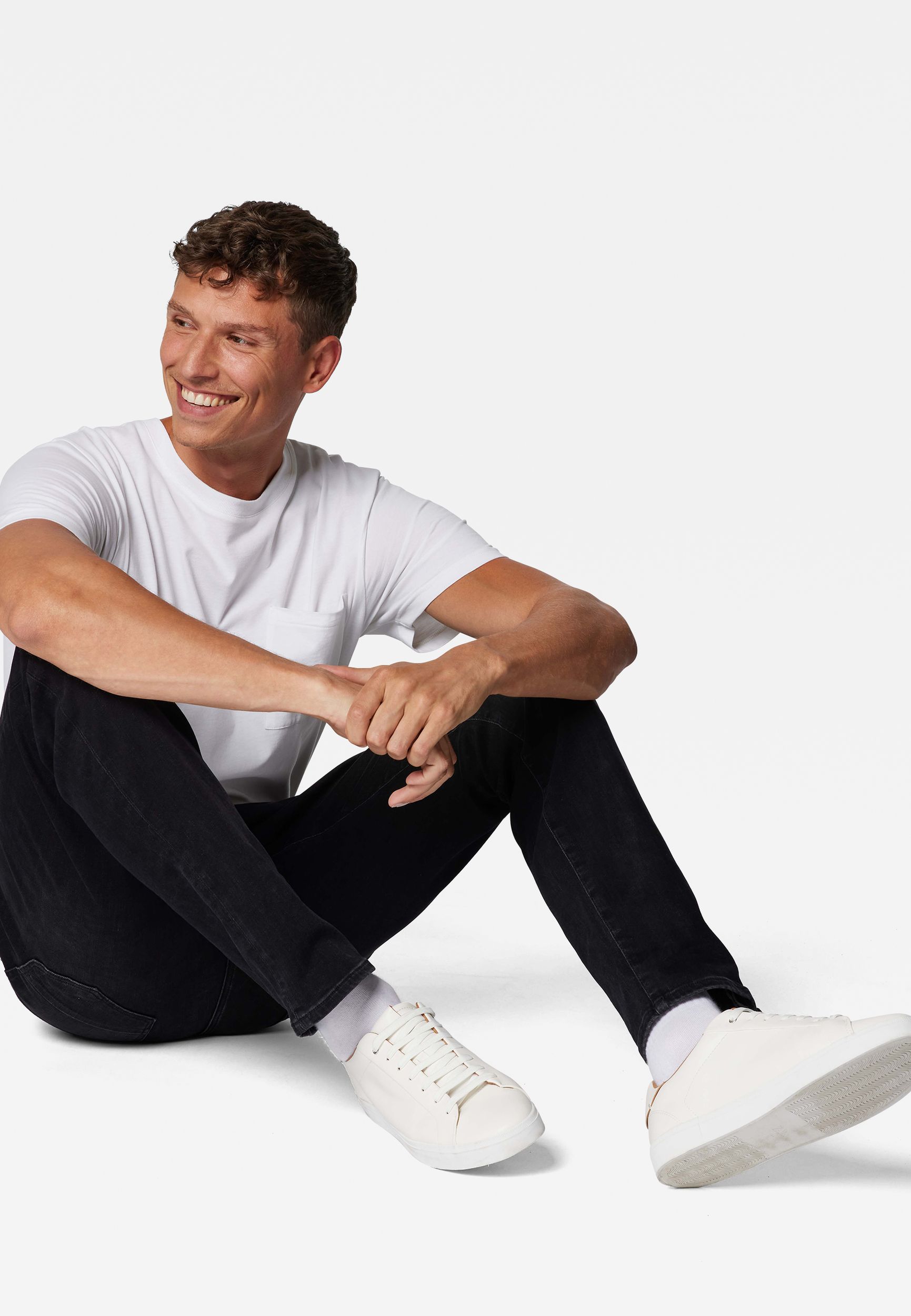 Jeans Straight Denim 5-Pocket-Style Stretch Jeans Straight Denim 5-Pocket-Style Stretch