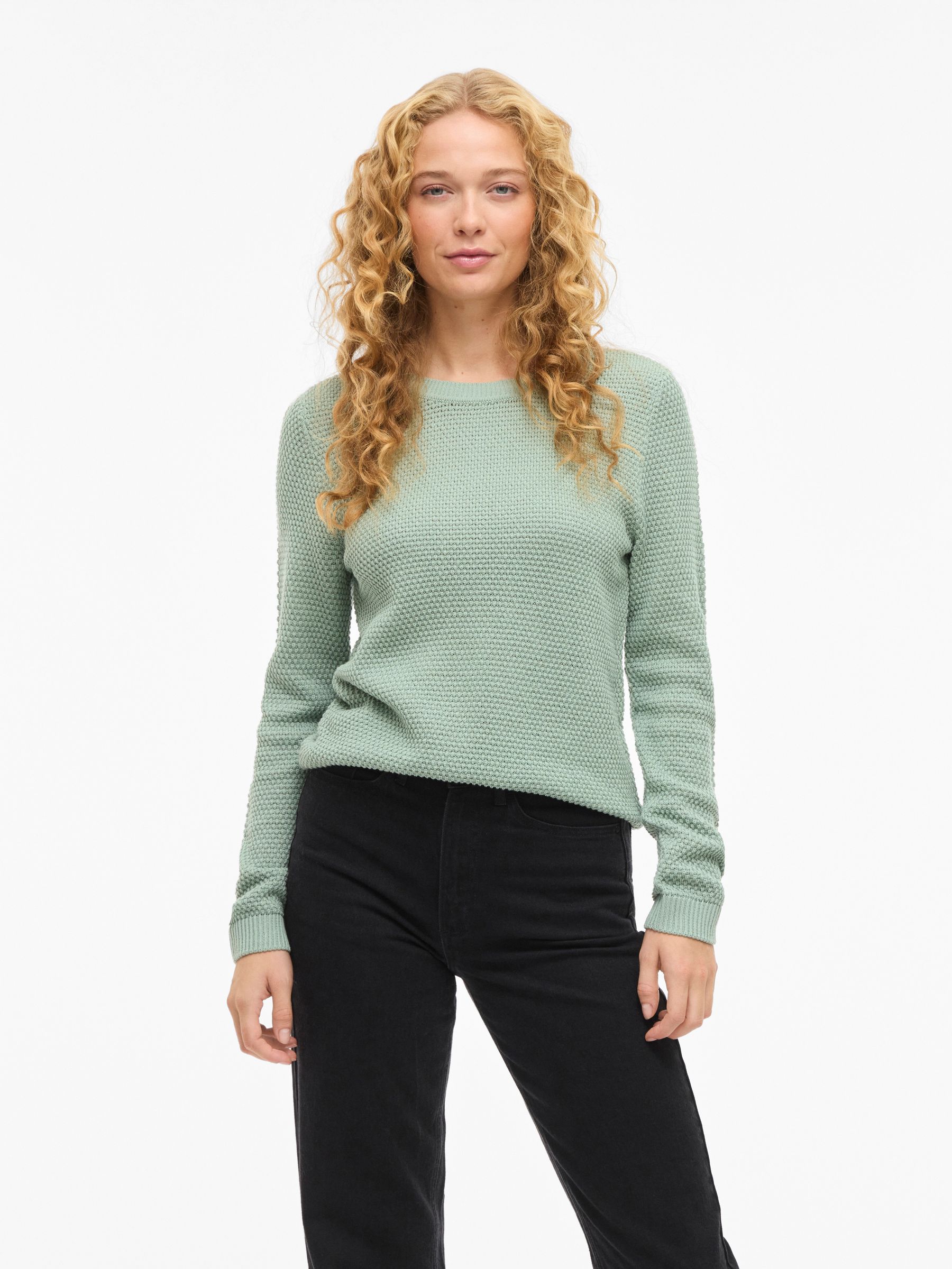 14082767_4930907_2.jpg Strickpullover mit Rundhals Kuscheliger Sweater Struktur Design
