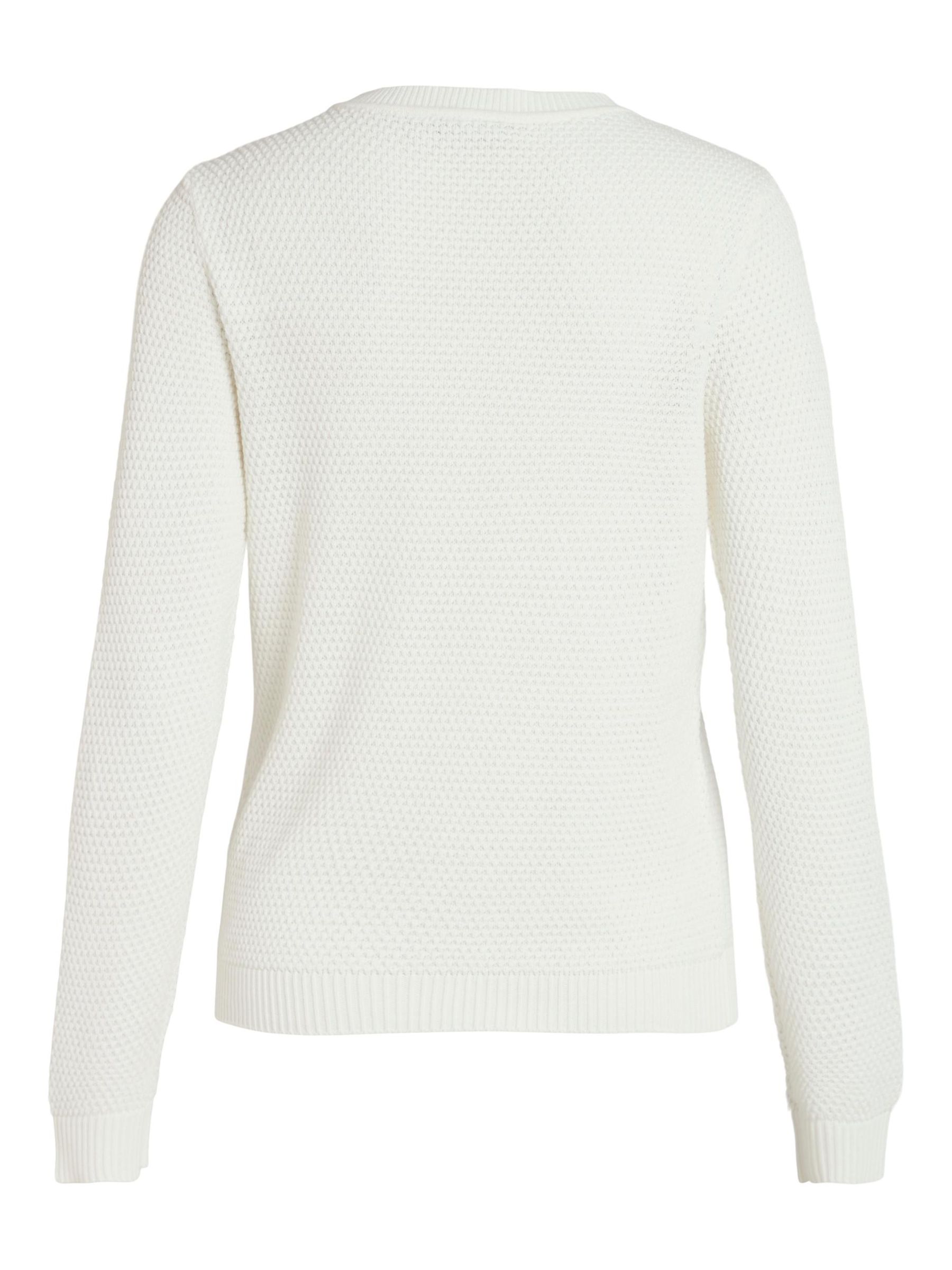 VILA_Noos2023_4102606_14082767_2.jpg Strickpullover mit Rundhals Kuscheliger Sweater Struktur Design