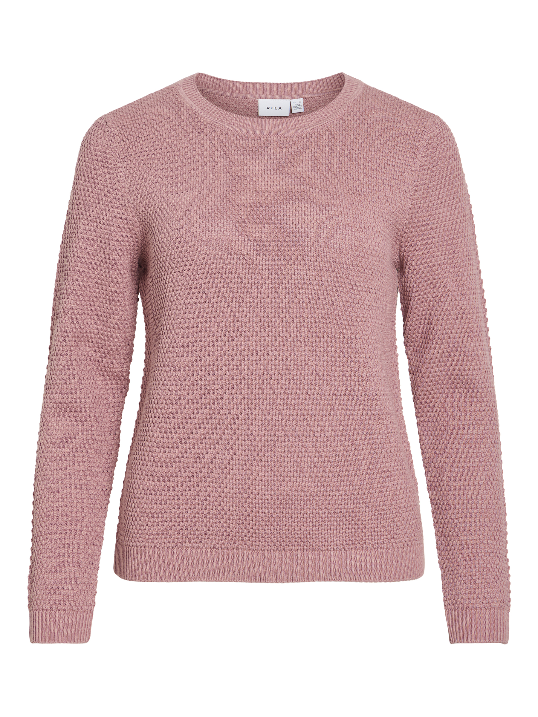 Strickpullover mit Rundhals Kuscheliger Sweater Struktur Design Strickpullover mit Rundhals Kuscheliger Sweater Struktur Design