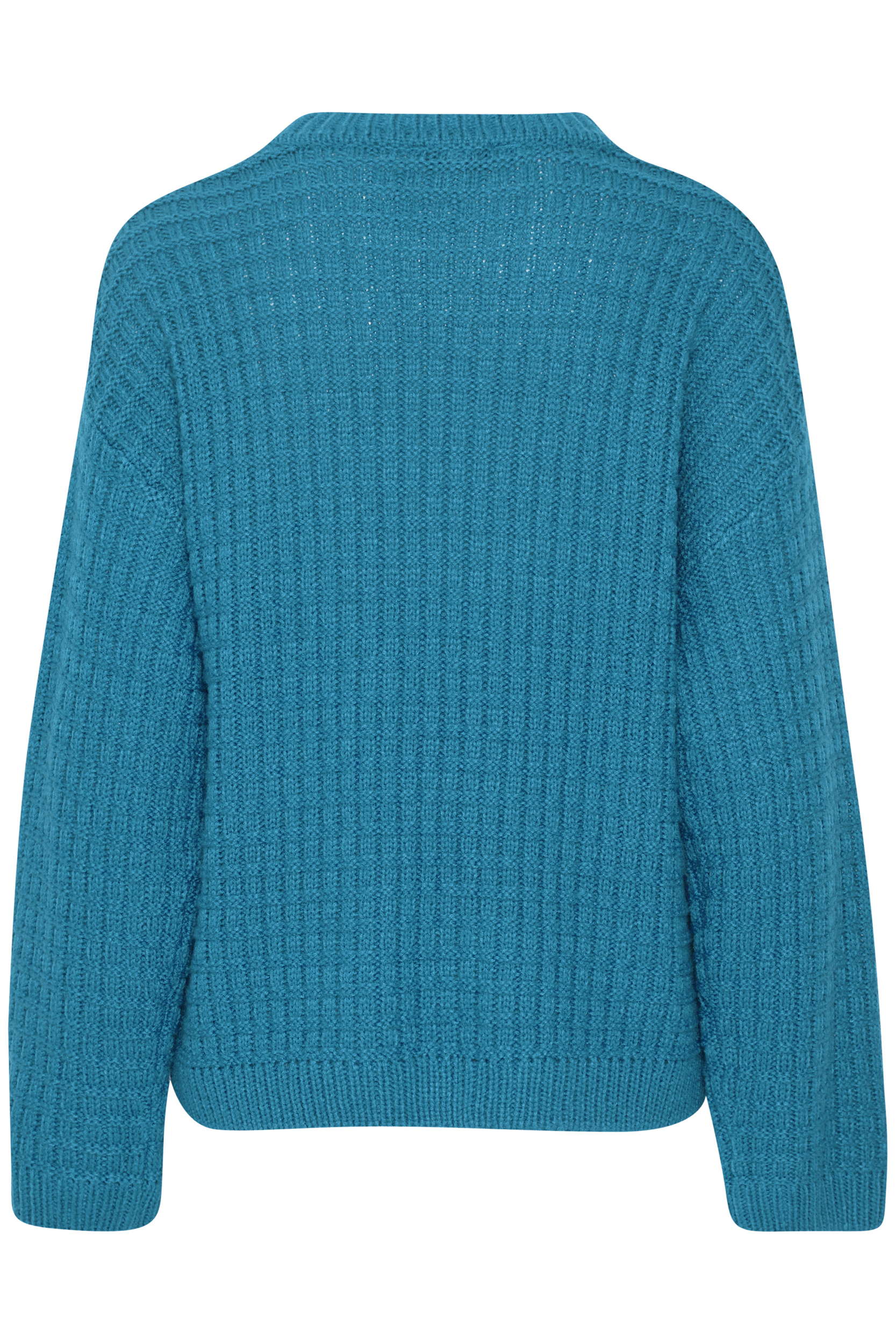 Gerippter Pullover Grobstrick Sweater mit Abgesetzten Schultern Gerippter Pullover Grobstrick Sweater mit Abgesetzten Schultern