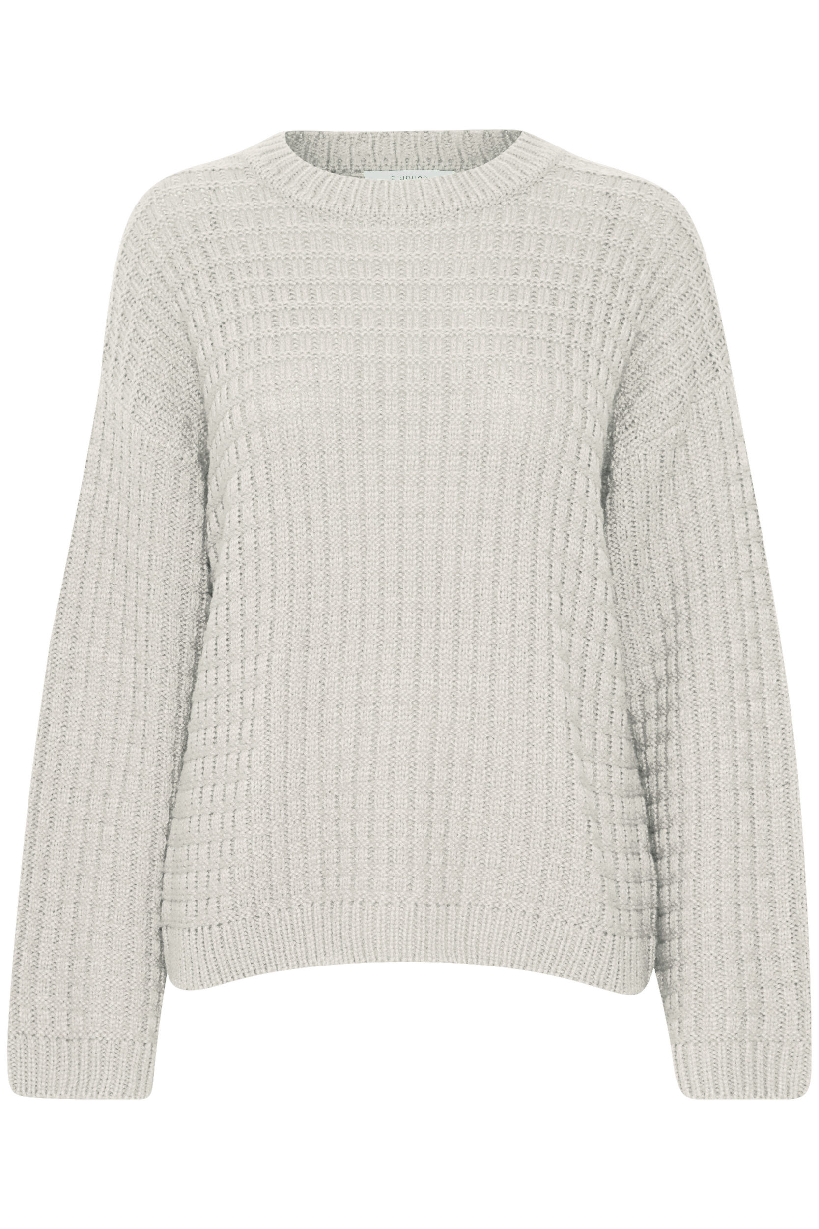 Gerippter Pullover Grobstrick Sweater mit Abgesetzten Schultern Gerippter Pullover Grobstrick Sweater mit Abgesetzten Schultern