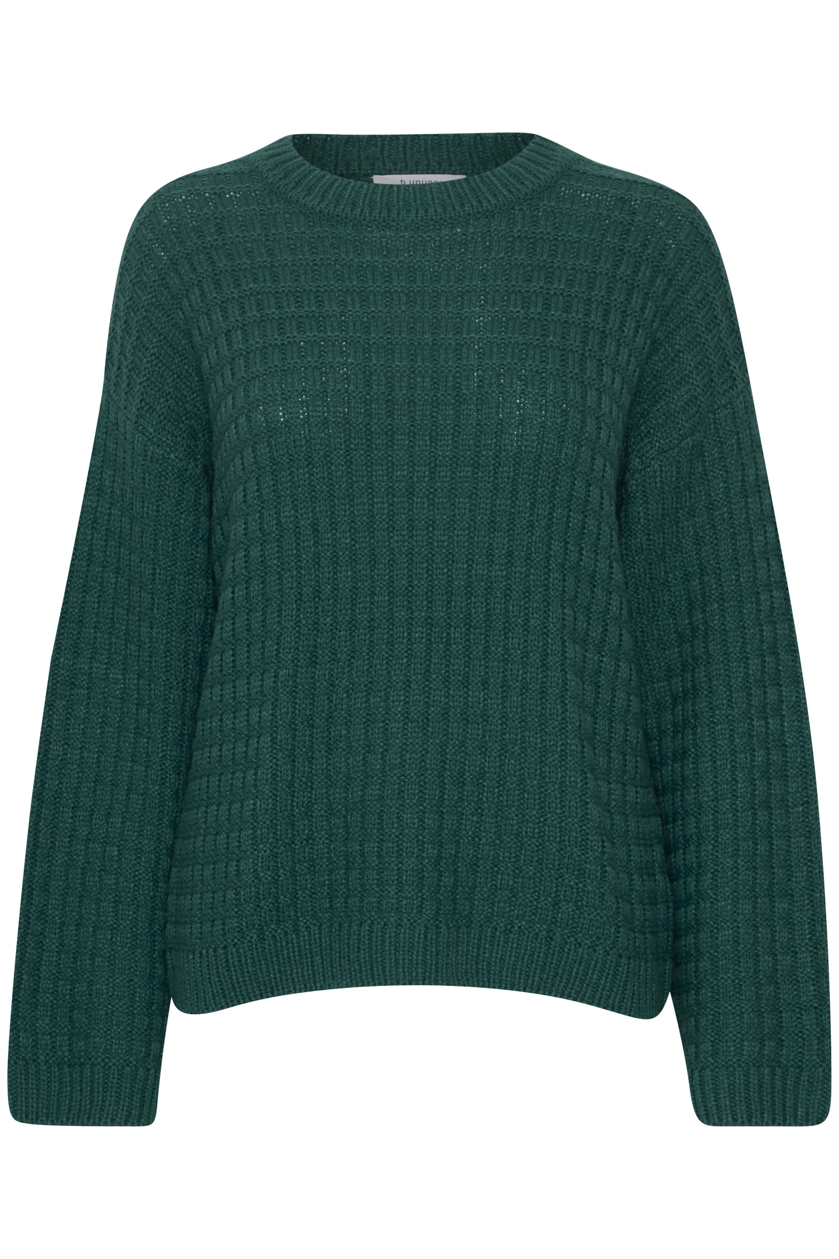 Gerippter Pullover Grobstrick Sweater mit Abgesetzten Schultern Gerippter Pullover Grobstrick Sweater mit Abgesetzten Schultern