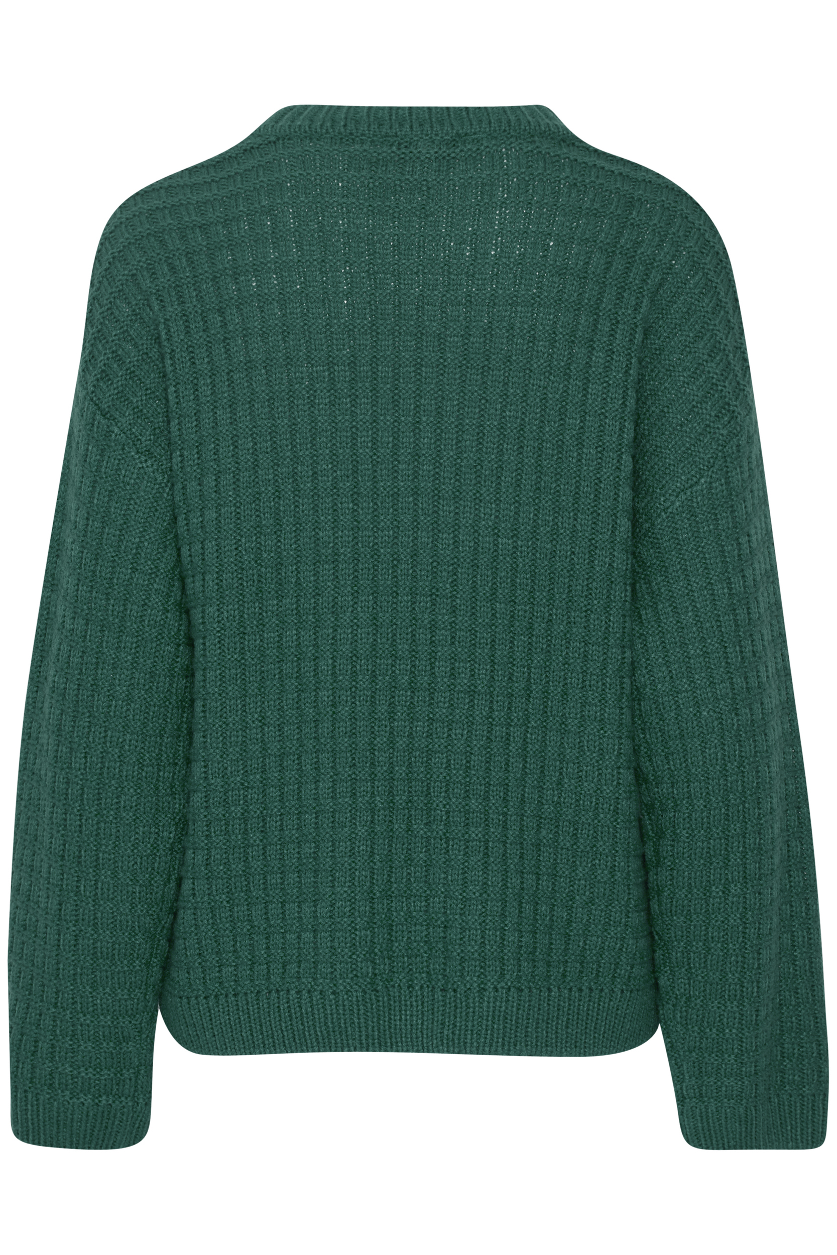 Gerippter Pullover Grobstrick Sweater mit Abgesetzten Schultern Gerippter Pullover Grobstrick Sweater mit Abgesetzten Schultern