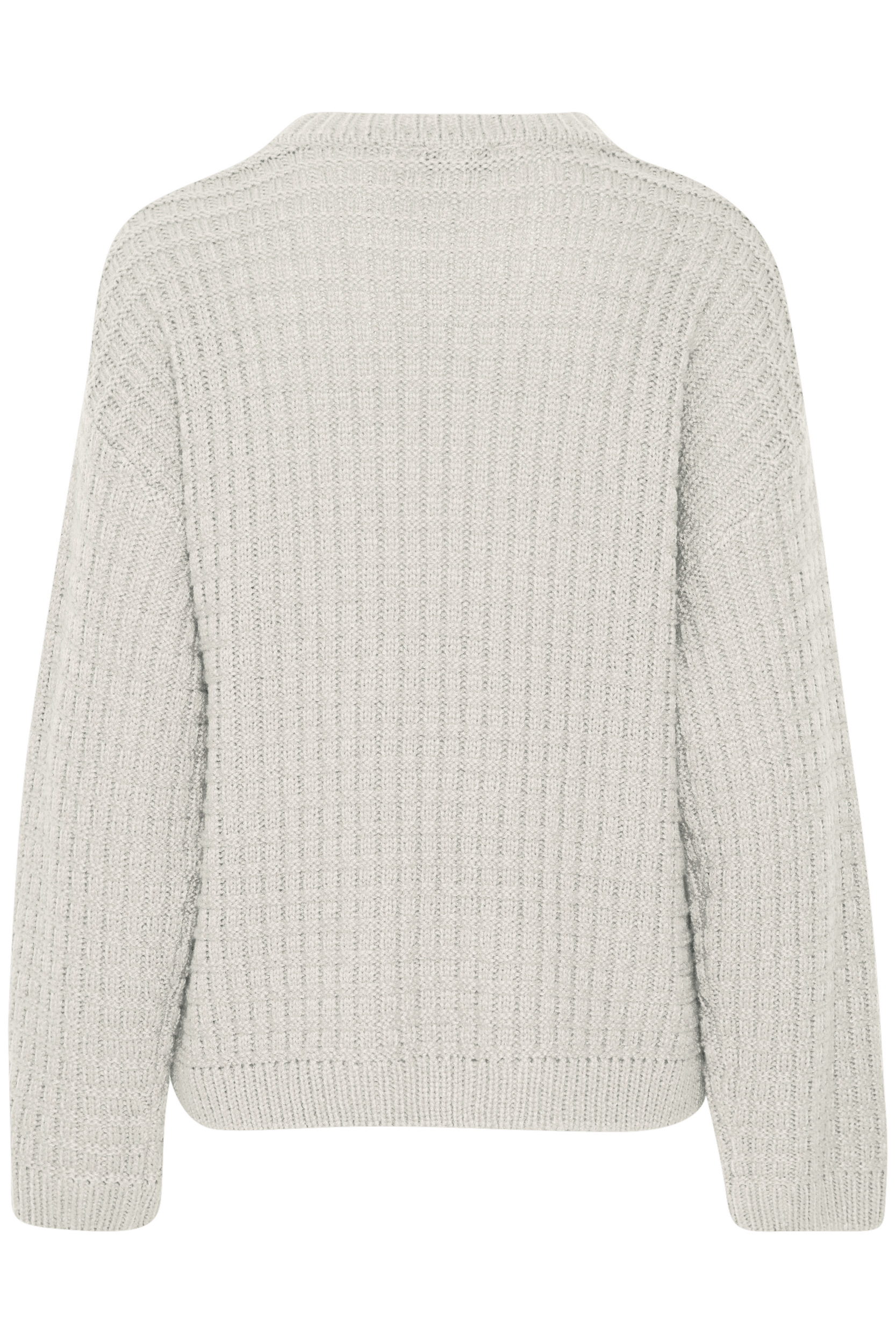Gerippter Pullover Grobstrick Sweater mit Abgesetzten Schultern Gerippter Pullover Grobstrick Sweater mit Abgesetzten Schultern