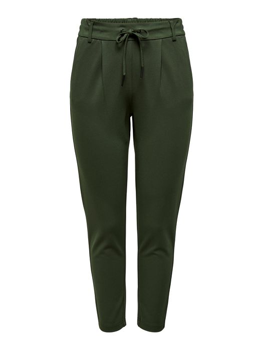 Only Elegante Stoffhose Poptrash Paperback Stretch Pants ONLPOPTRASH – Dunkelgrün, Bild 5