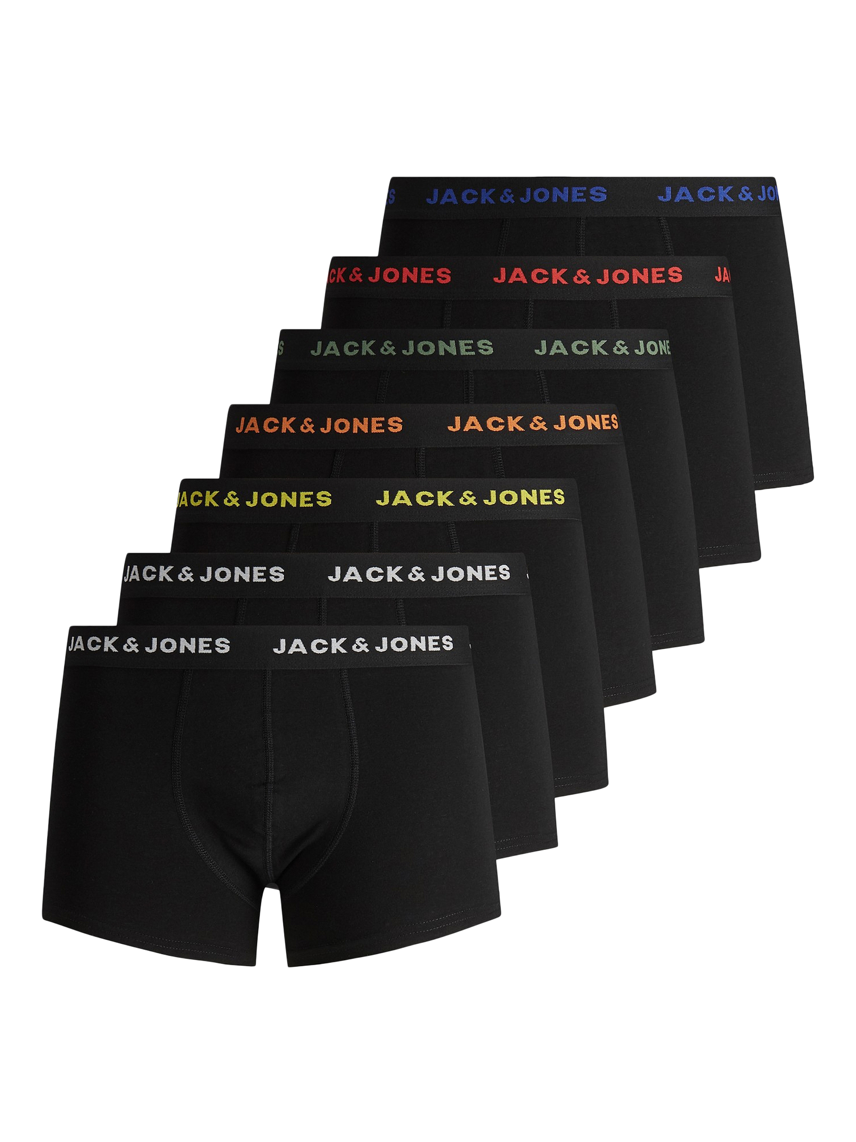 Boxershorts 7er-Pack Kurze Unterhosen Logo Print JACBASIC Boxershorts 7er-Pack Kurze Unterhosen Logo Print JACBASIC