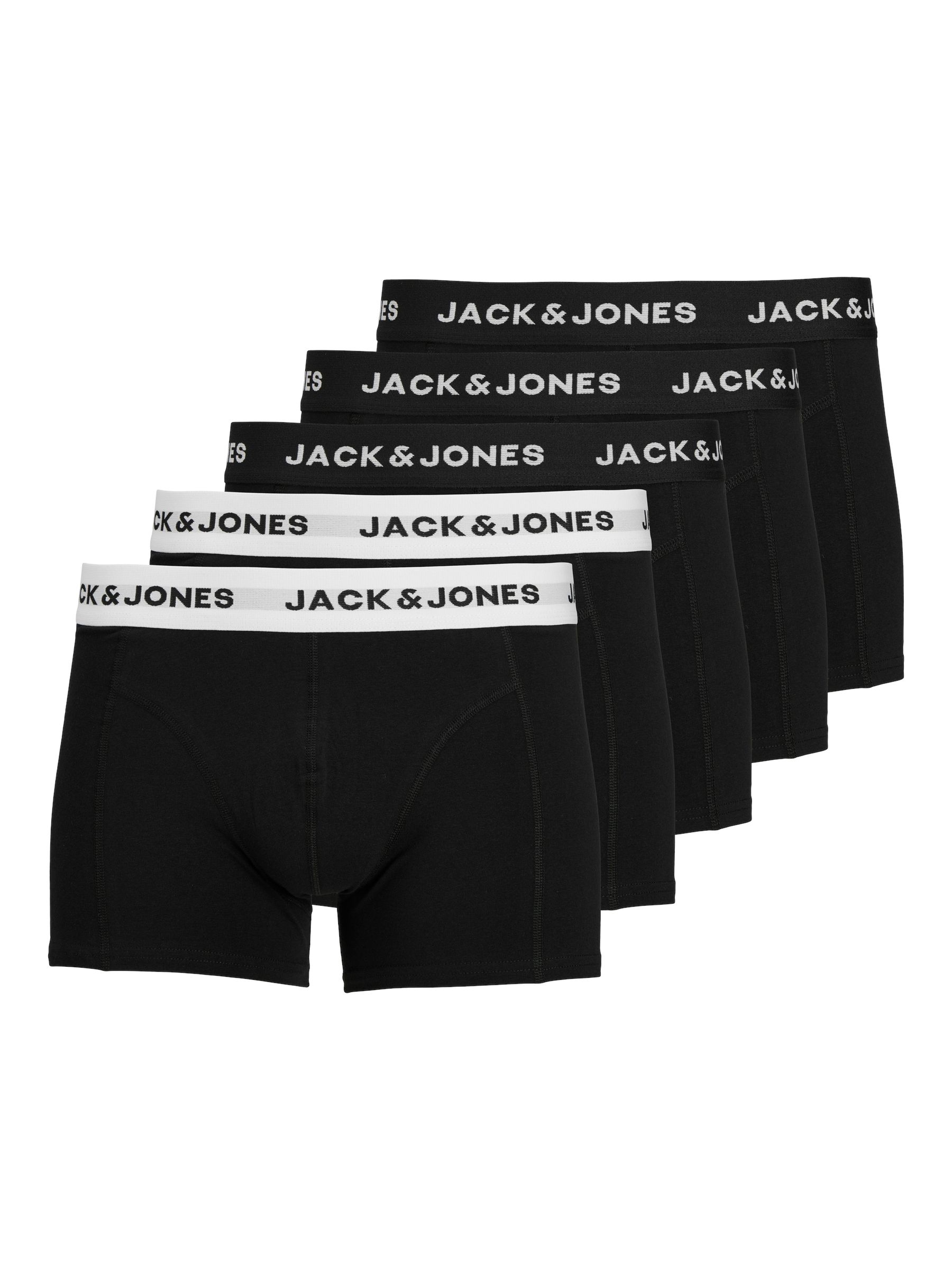 JACK&JONES_NOOS2024_4460272_12254366.jpg Boxershorts 5er-Pack Kurze Unterhosen Logo Print JACSOLID
