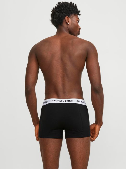 Jack & Jones Boxershorts 5er-Pack Kurze Unterhosen Logo Print JACSOLID – Schwarz, Bild 4