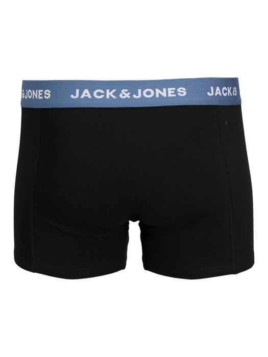 Jack & Jones Boxershorts 5er-Pack Kurze Unterhosen Logo Print JACSOLID – Blau, Bild 3