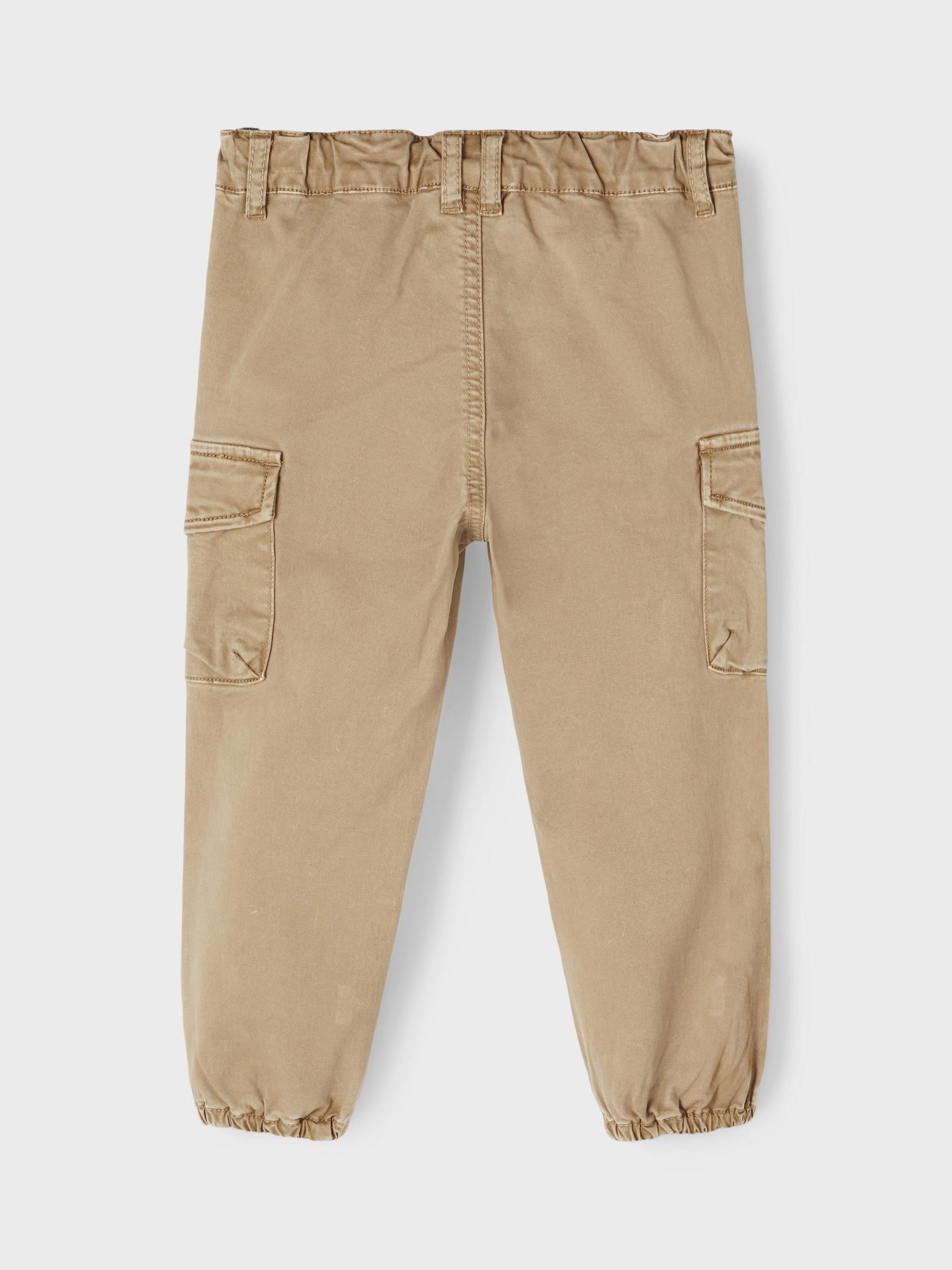 NAME-IT_NOOS2024_4094199_13212620_2.jpg Jungen Cargo Jeans Hose Twill Jogger Pants mit Gummizug NMMBEN