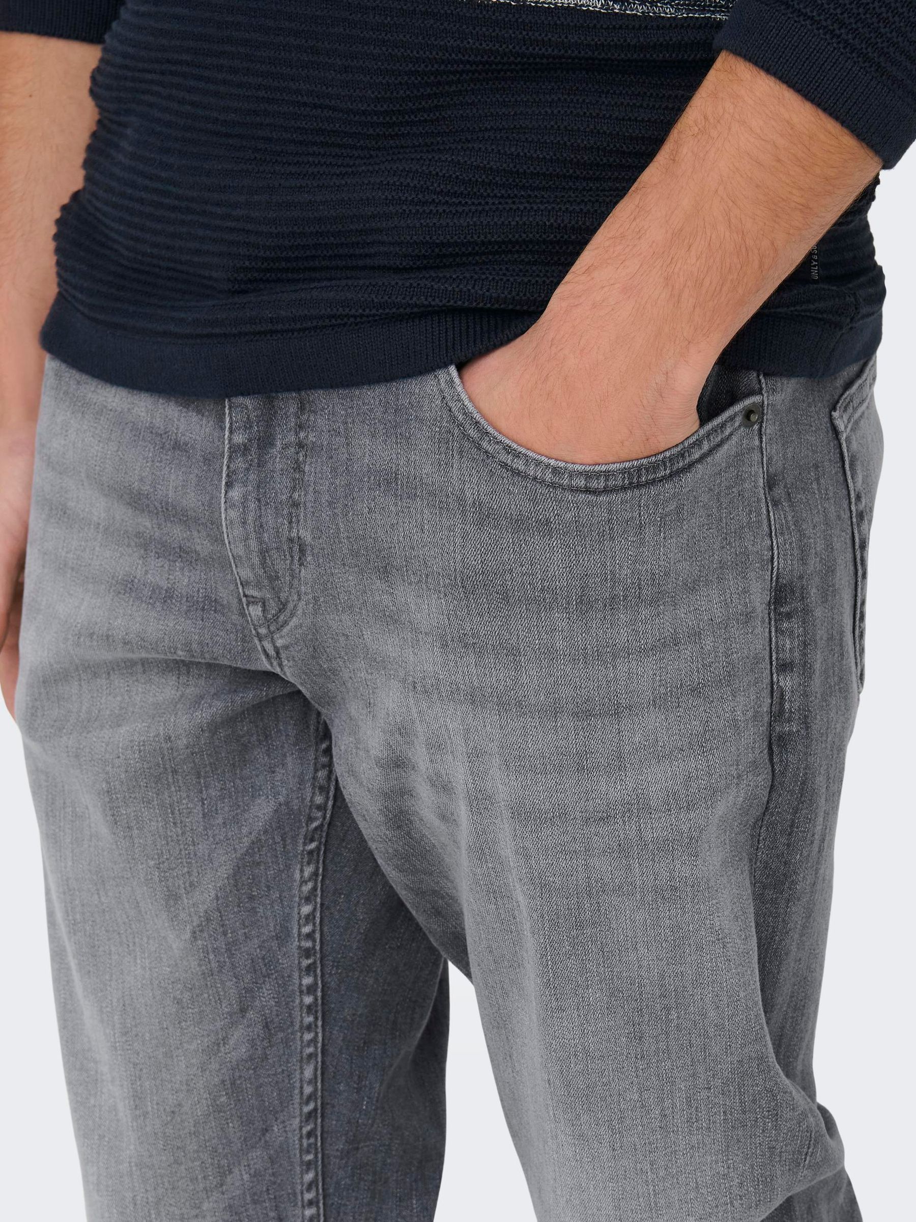 ONLY&SONS_Noos2023_4339698_22027572_6.jpg Klassische Denim Jeans Stone Washed Pants Hose ONSWEFT