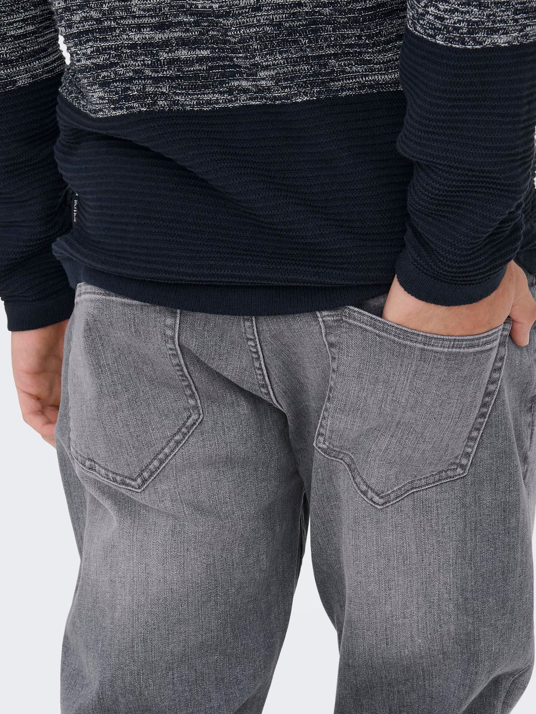 ONLY&SONS_Noos2023_4339698_22027572_7.jpg Klassische Denim Jeans Stone Washed Pants Hose ONSWEFT