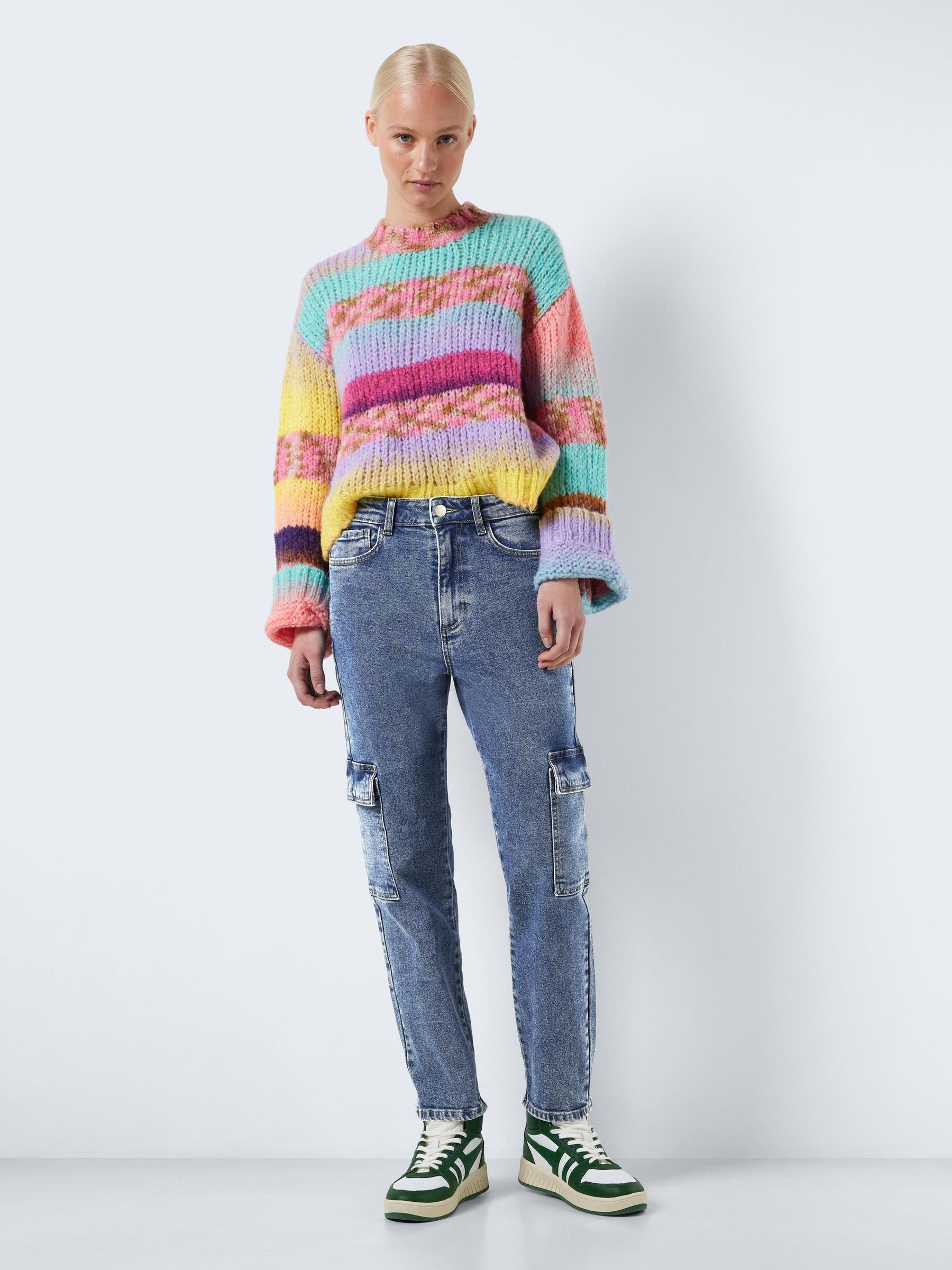NOISY-MAY_Noos2023_4417354_27029295_7.jpg Cargo Jeans Hose Regular Fit Denim Pants
